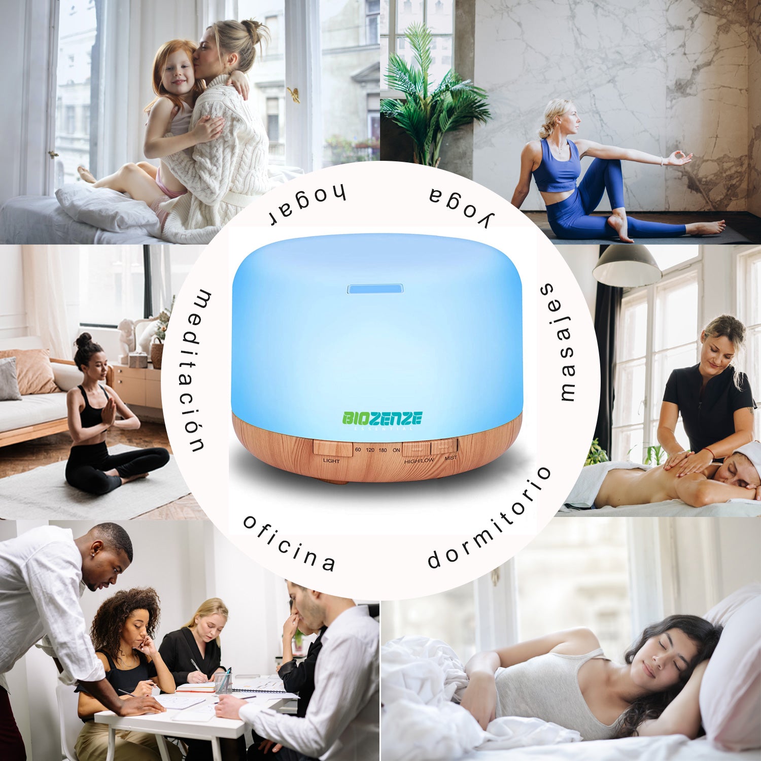 Difusor Biozenze 818 de Aceites Esenciales