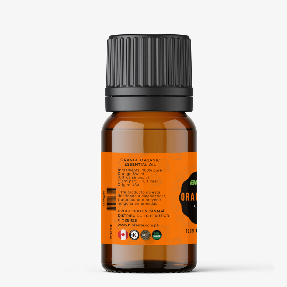 Aceite Esencial de Naranja 15 ml BIOZENZE