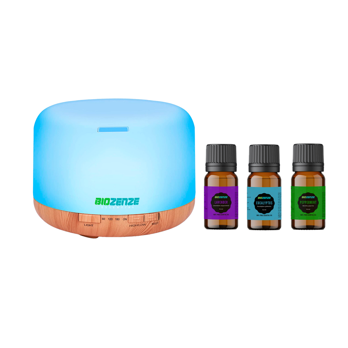 KIT FAMILIAR | DIFUSOR + 3 ACEITES ESENCIALES